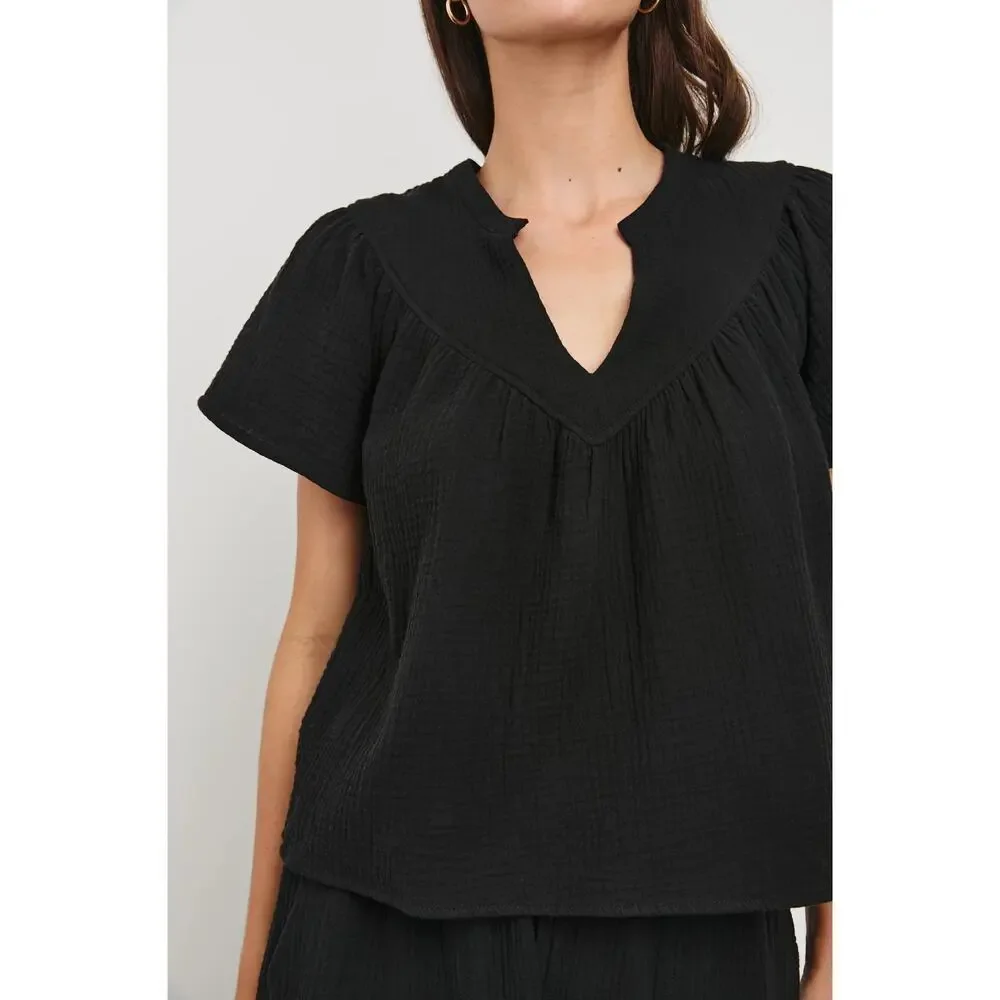Rails Sayer Shirt Black Medium NWT - Picture 3 of 8